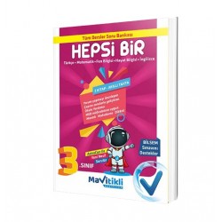 MAVİTİKLİ YAY 3.Sınıf Hepsi Bir Tüm Dersler Soru Bankası